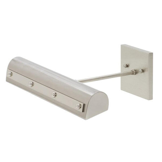 Direct Wire Classic Traditional LED Picture Light - DTRLEDZ14-SN/PN - Satin Nickel with Polished Nickel Accents by House of Troy