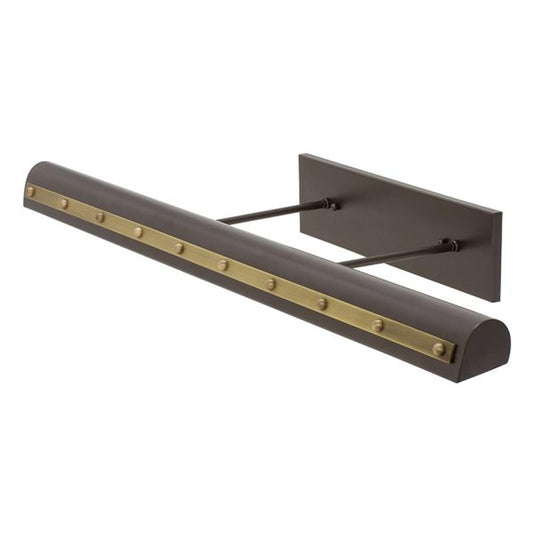 Direct Wire Classic Traditional LED Picture Light - DTRLEDZ36-MB/AB - Mahogany Bronze with Antique Brass Accents by House of Troy