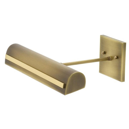 Direct Wire Classic Traditional LED Picture Light - DTSLEDZ14-AB/PB - Antique Brass with Polished Brass Accents by House of Troy