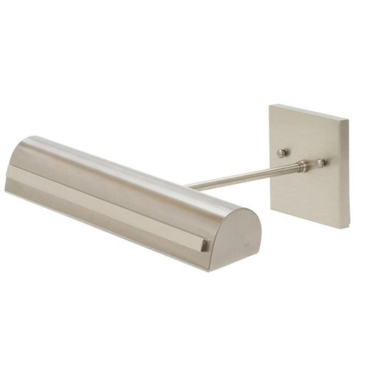 Direct Wire Classic Traditional LED Picture Light - DTSLEDZ14-SN/PN - Satin Nickel with Polished Nickel Accents by House of Troy