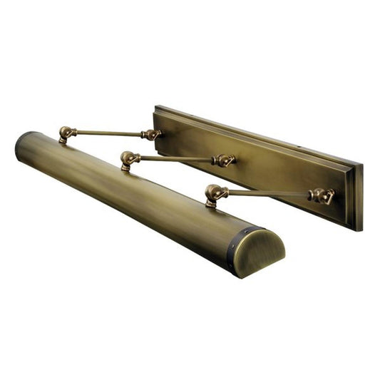 Direct Wire Steamer LED Picture Light - DSTLEDZ42-ABMB - Antique Brass with Mahogany Bronze accents by House of Troy