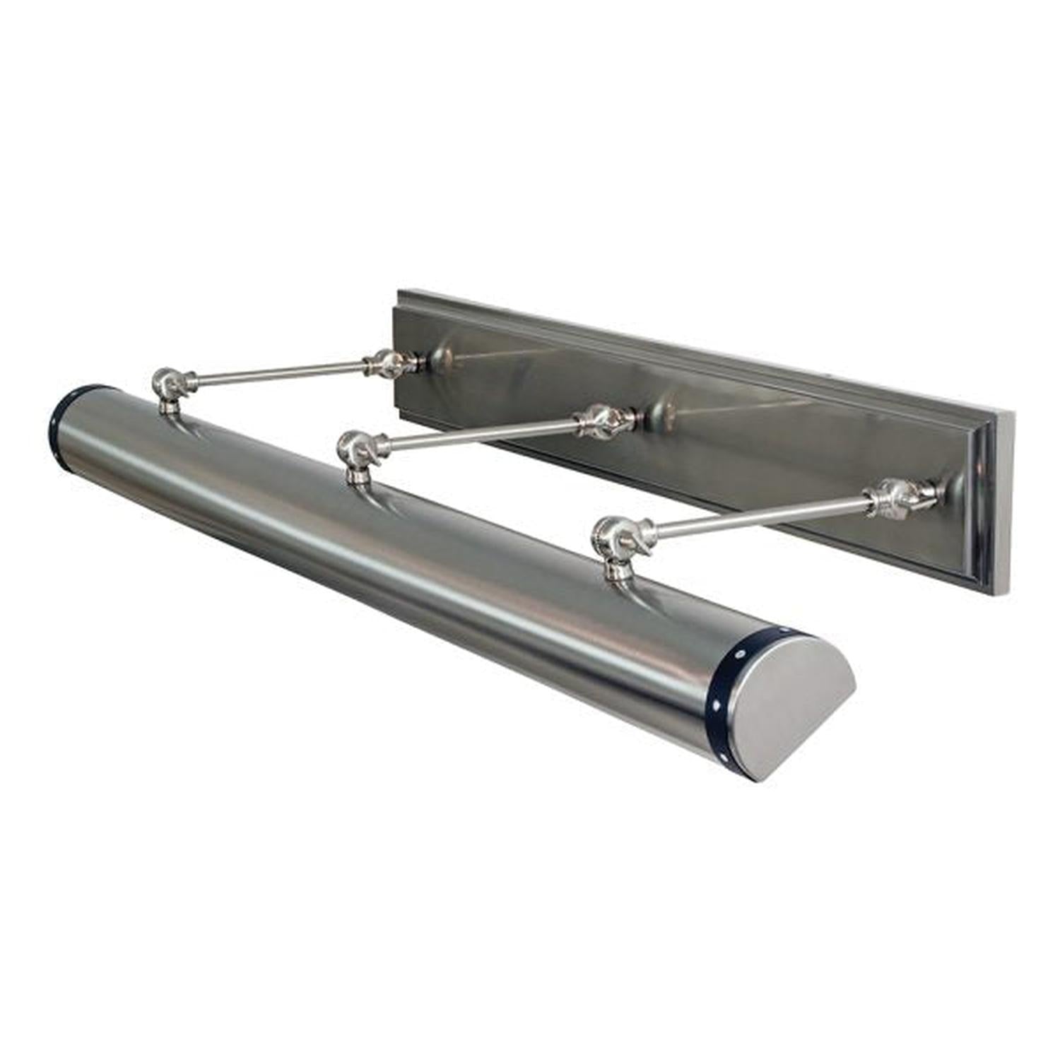 Direct Wire Steamer Picture Light - DST42-SNBLK - Satin Nickel with Black accents by House of Troy