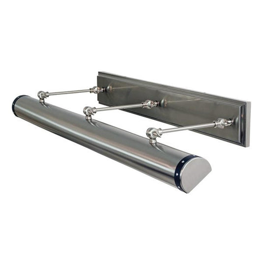 Direct Wire Steamer Picture Light - DST42-SNBLK - Satin Nickel with Black accents by House of Troy