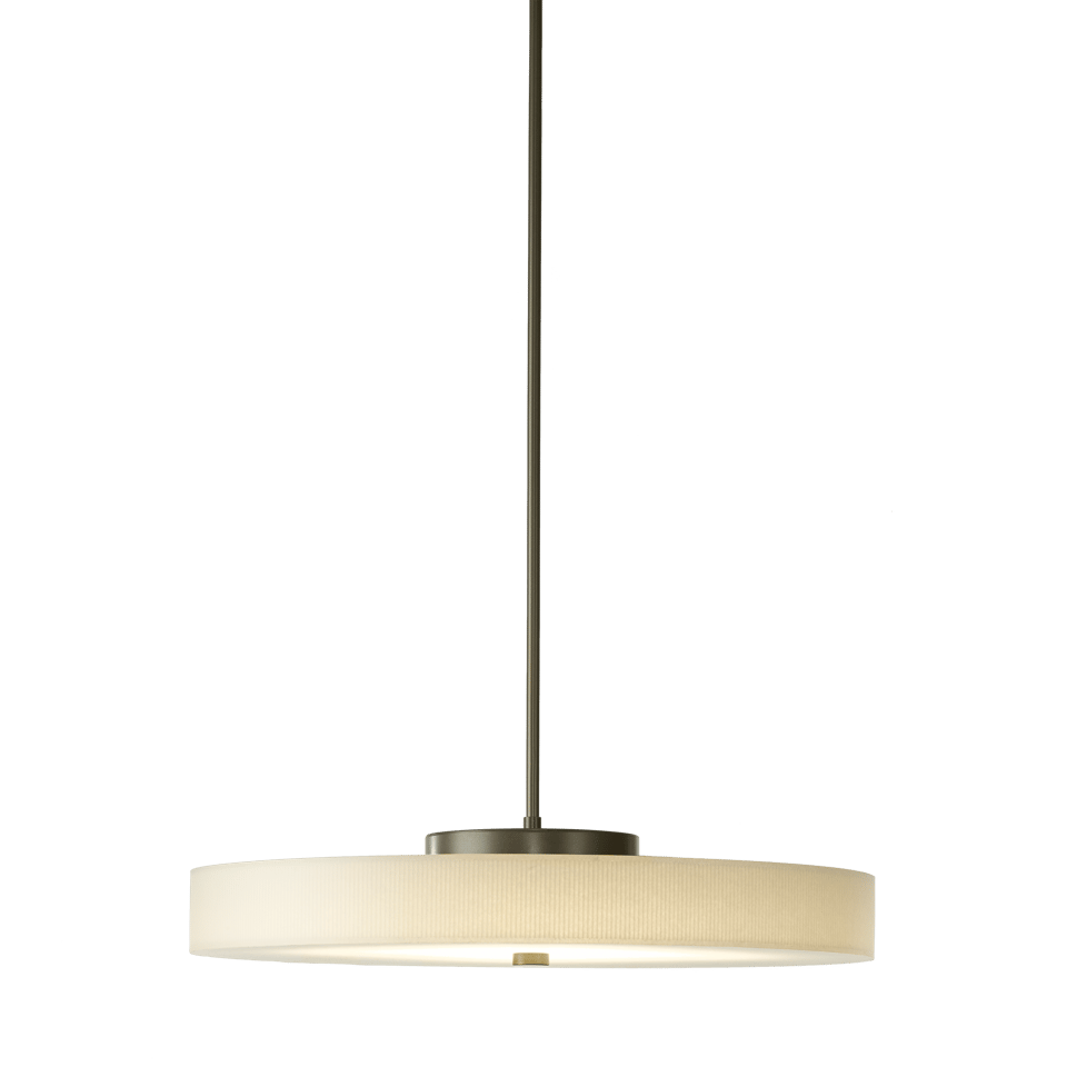 Disq Large LED Pendant - Dark Smoke by Hubbardton Forge