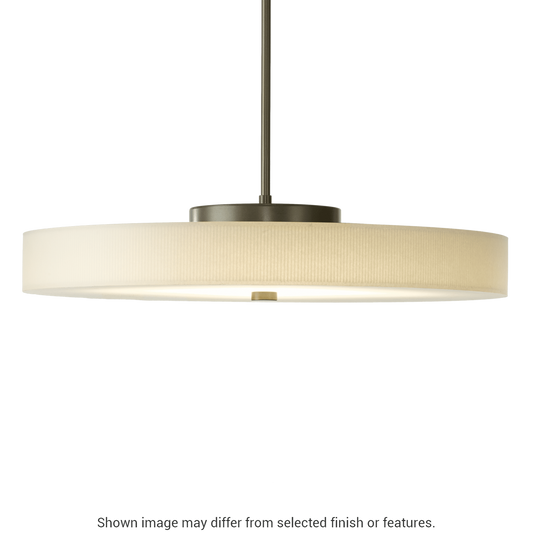 Disq Large LED Pendant - White by Hubbardton Forge