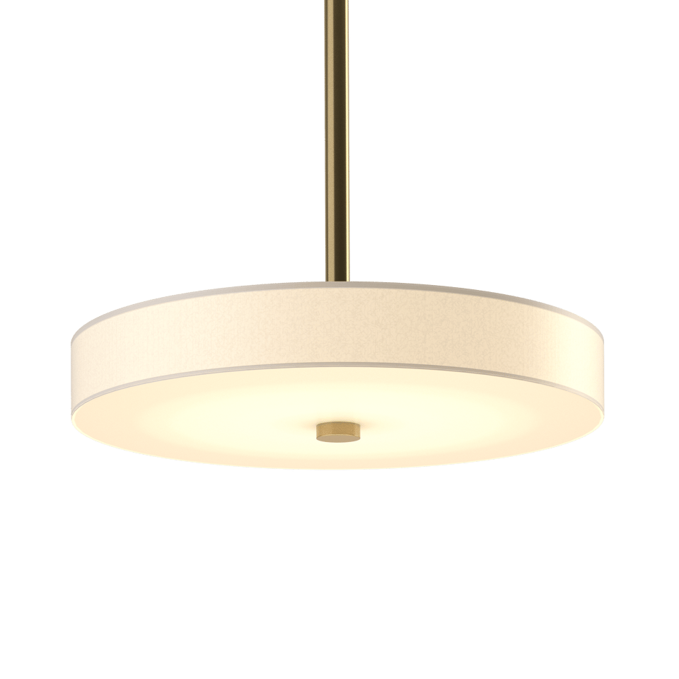 Disq LED Pendant - Modern Brass by Hubbardton Forge