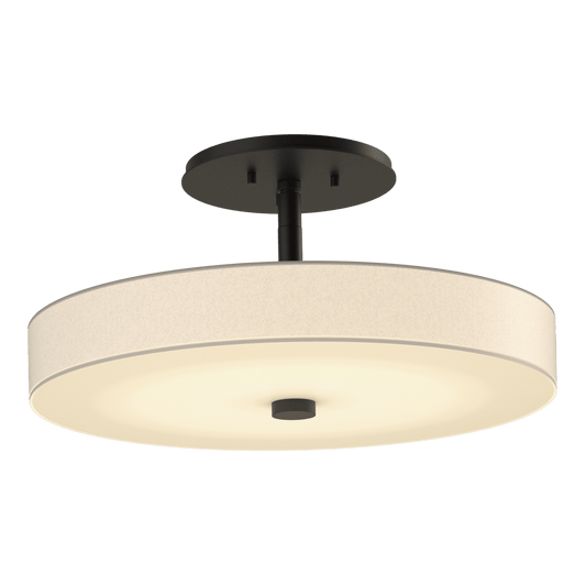 Disq LED Semi-Flush - Black by Hubbardton Forge