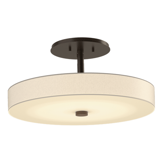 Disq LED Semi-Flush - Bronze by Hubbardton Forge