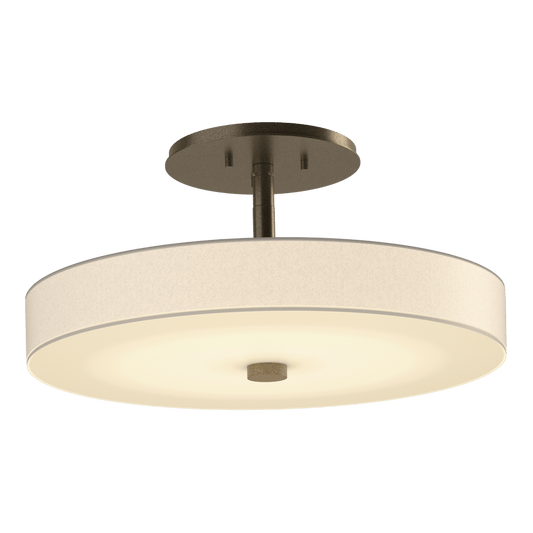 Disq LED Semi-Flush - Soft Gold by Hubbardton Forge