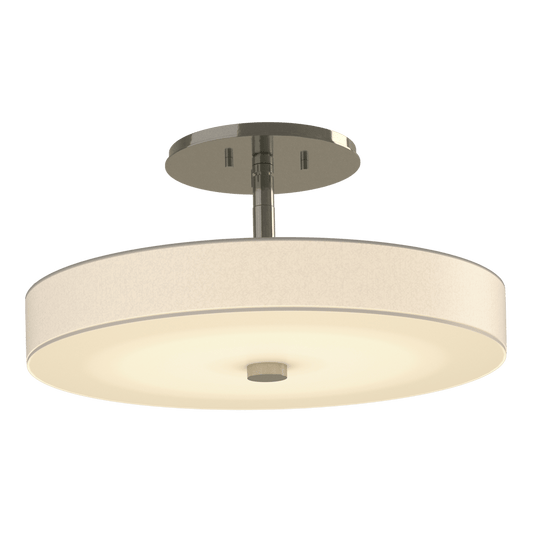 Disq LED Semi-Flush - Sterling by Hubbardton Forge