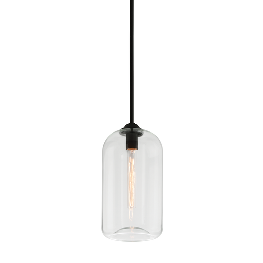 District Pendant - 1-Light - Soft Black - Troy Lighting F5561-SBK