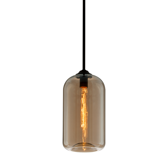 District Pendant - 1-Light - Soft Black - Troy Lighting F5571-SBK