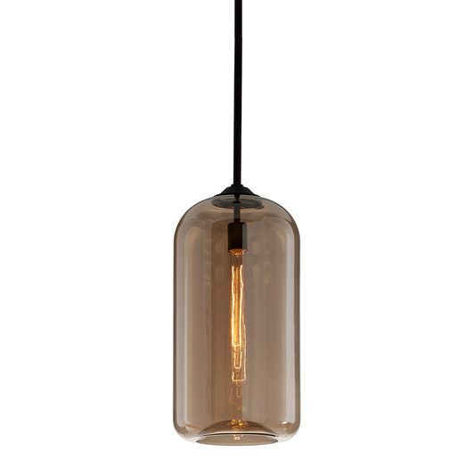 District Pendant - 1-Light - Soft Black - Troy Lighting F5572-SBK