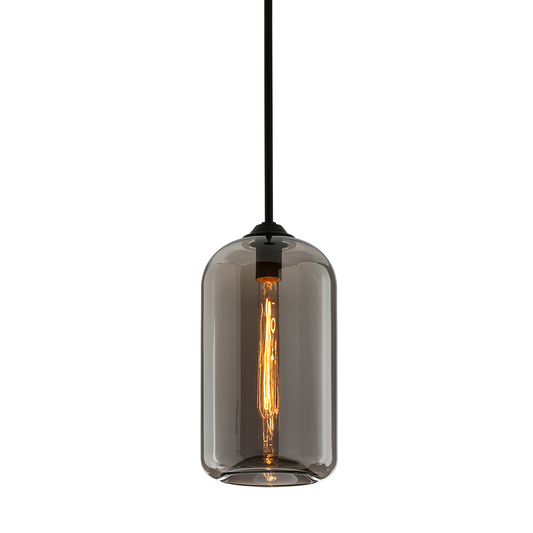 District Pendant - 1-Light - Soft Black - Troy Lighting F5581-SBK