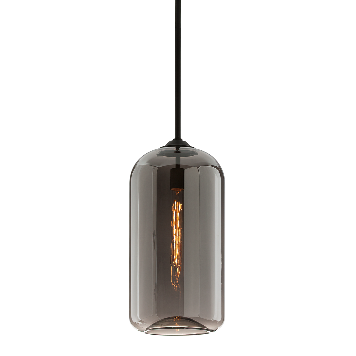 District Pendant - 1-Light - Soft Black - Troy Lighting F5582-SBK