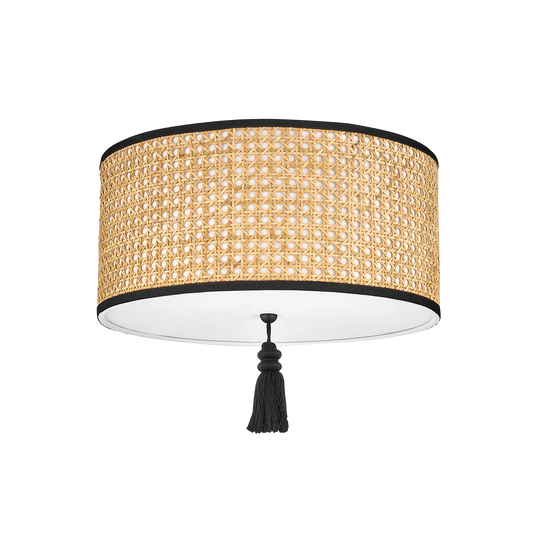 Dolores Flush Mount - 2-Light - Soft Black - Mitzi H520502-SBK