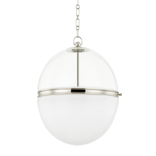 Donnell Large Pendant - Polished Nickel by Hudson Valley Lighting