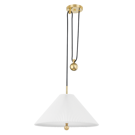Dorset Pendant - Aged Brass by Hudson Valley Lighting