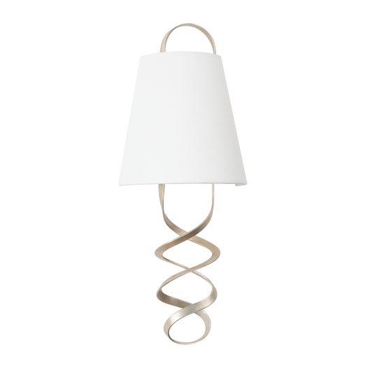 Dota Wall Sconce - Warm Silver Leaf by Hudson Valley Lighting