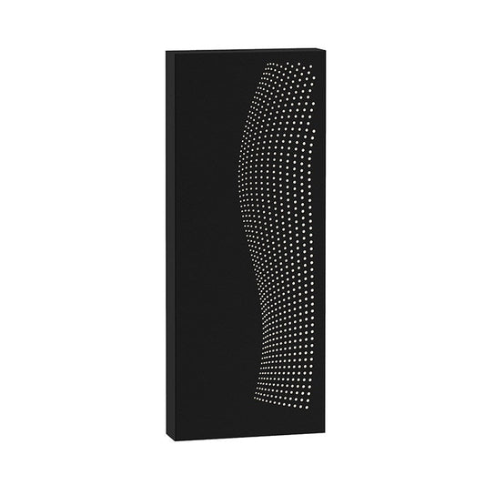 Dotwave Rectangle LED Sconce - Textured Black by SONNEMAN