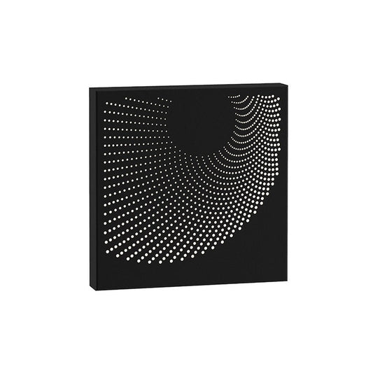 Dotwave Square LED Sconce - Textured Black by SONNEMAN