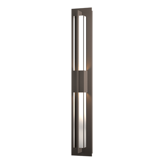 Double Axis Large LED Outdoor Sconce - Coastal Dark Smoke by Hubbardton Forge