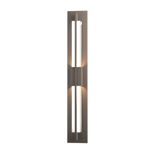 Double Axis LED Outdoor Sconce - Coastal Dark Smoke by Hubbardton Forge