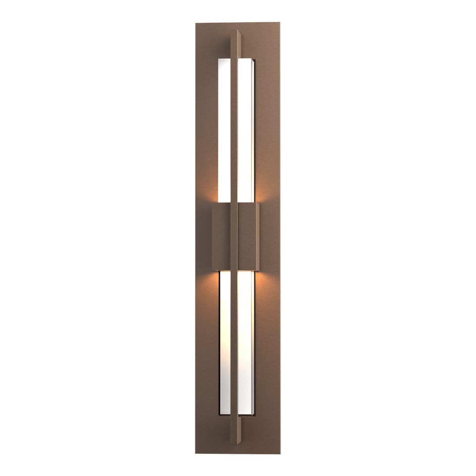 Double Axis Small LED Outdoor Sconce - Coastal Bronze by Hubbardton Forge