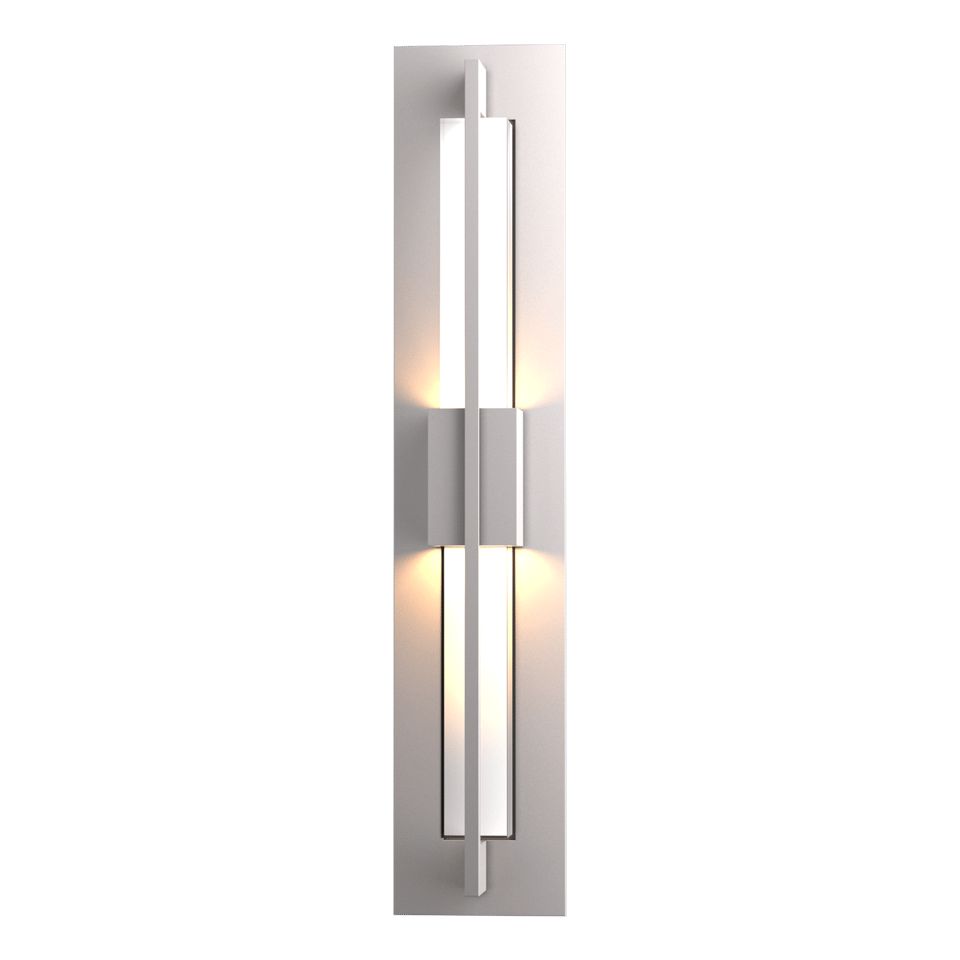 Double Axis Small LED Outdoor Sconce - Coastal Burnished Steel by Hubbardton Forge