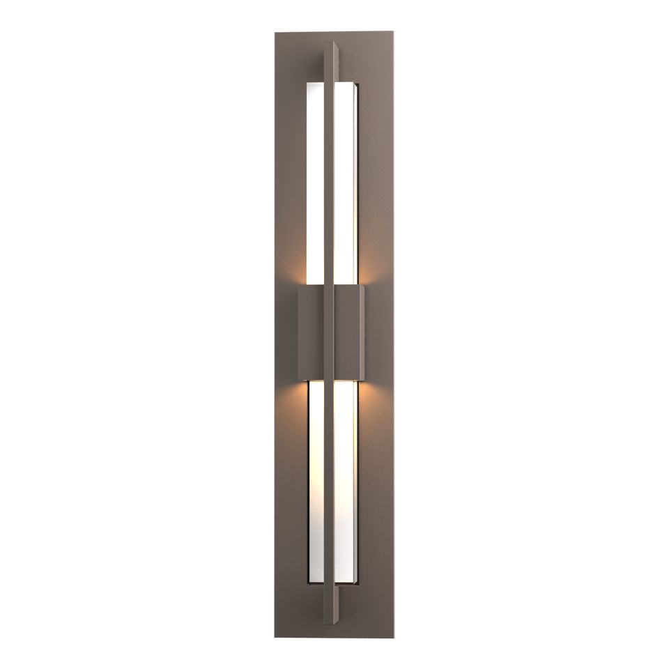Double Axis Small LED Outdoor Sconce - Coastal Dark Smoke by Hubbardton Forge