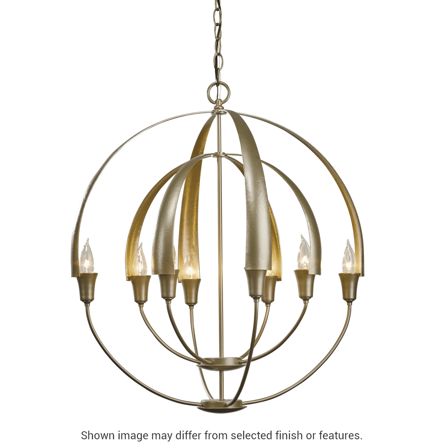 Double Cirque Chandelier - White by Hubbardton Forge
