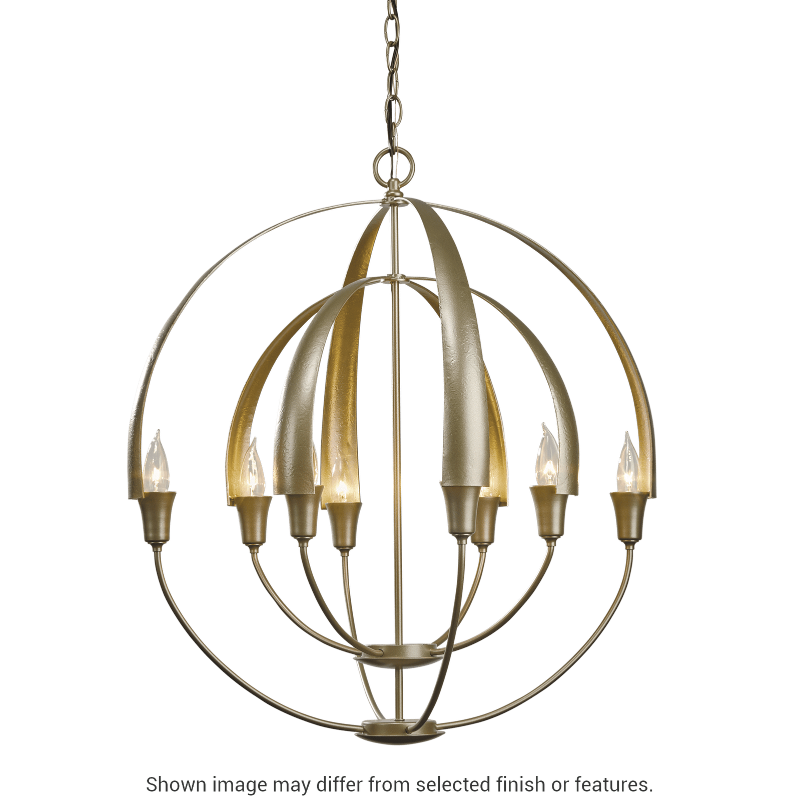 Double Cirque Chandelier - White by Hubbardton Forge