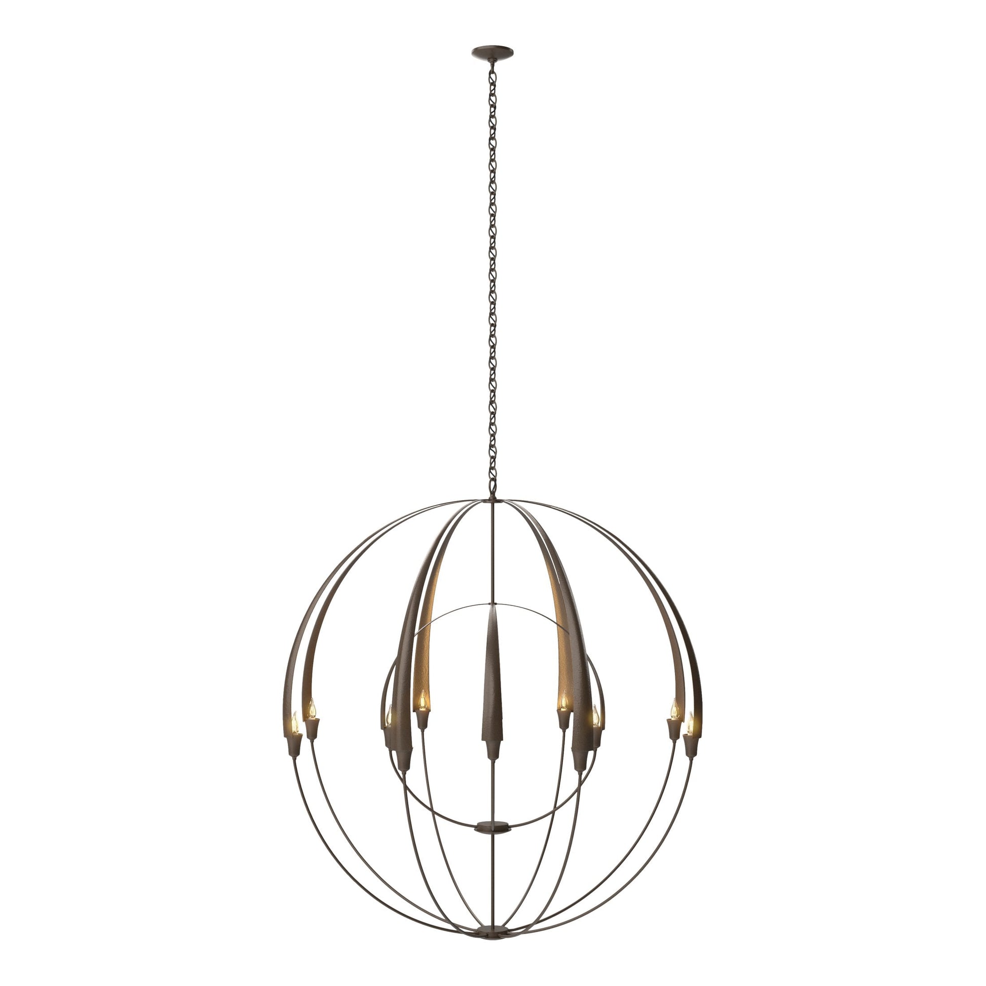 Double Cirque Large Scale Chandelier - Bronze by Hubbardton Forge