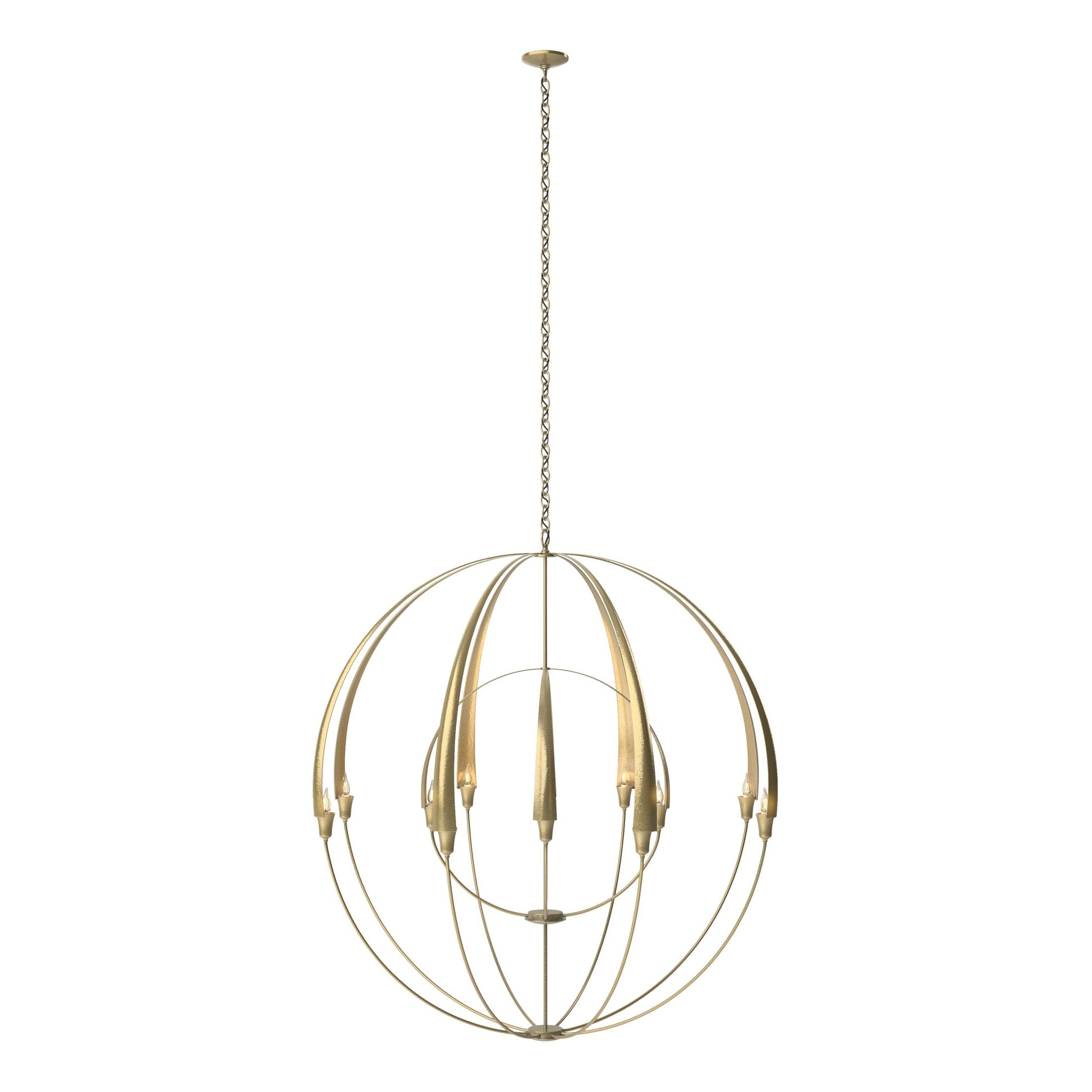 Double Cirque Large Scale Chandelier - Modern Brass by Hubbardton Forge