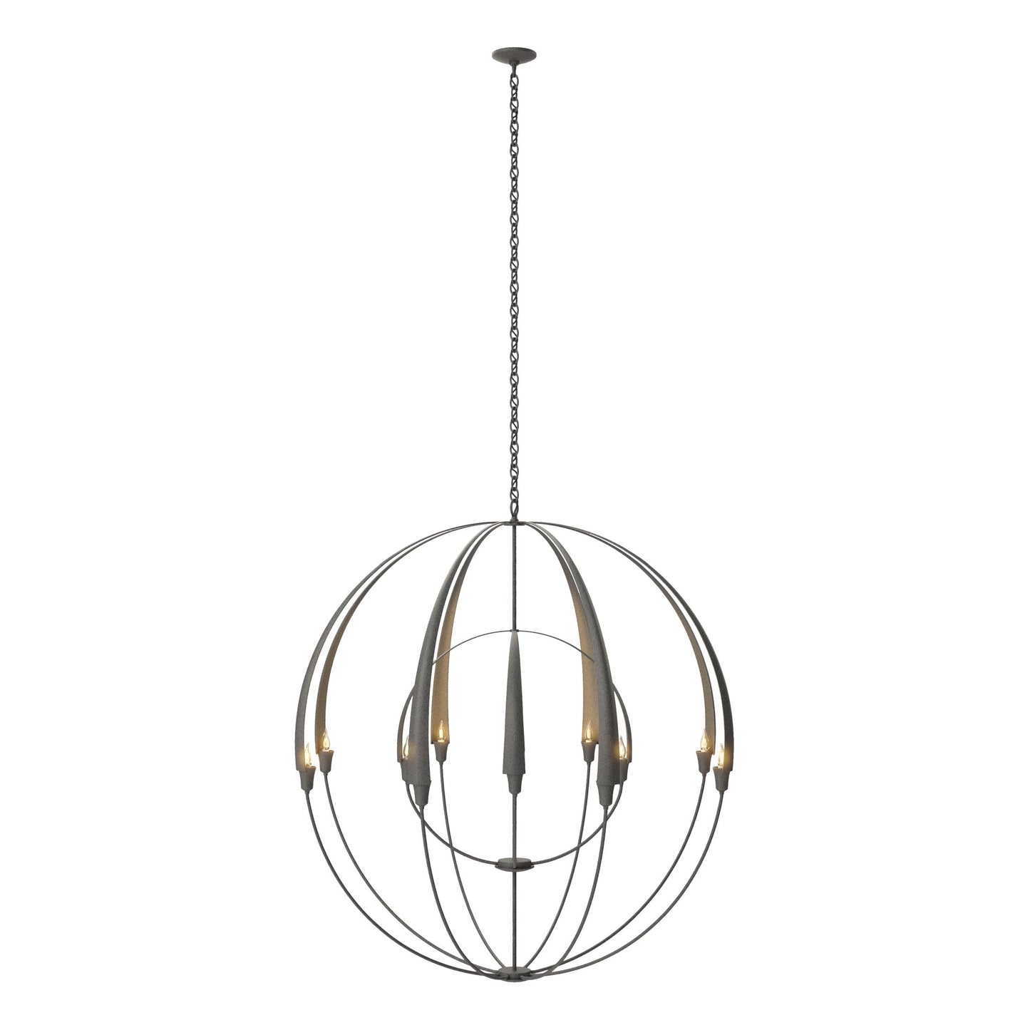 Double Cirque Large Scale Chandelier - Natural Iron by Hubbardton Forge
