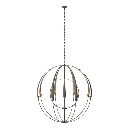 Double Cirque Large Scale Chandelier - Natural Iron by Hubbardton Forge
