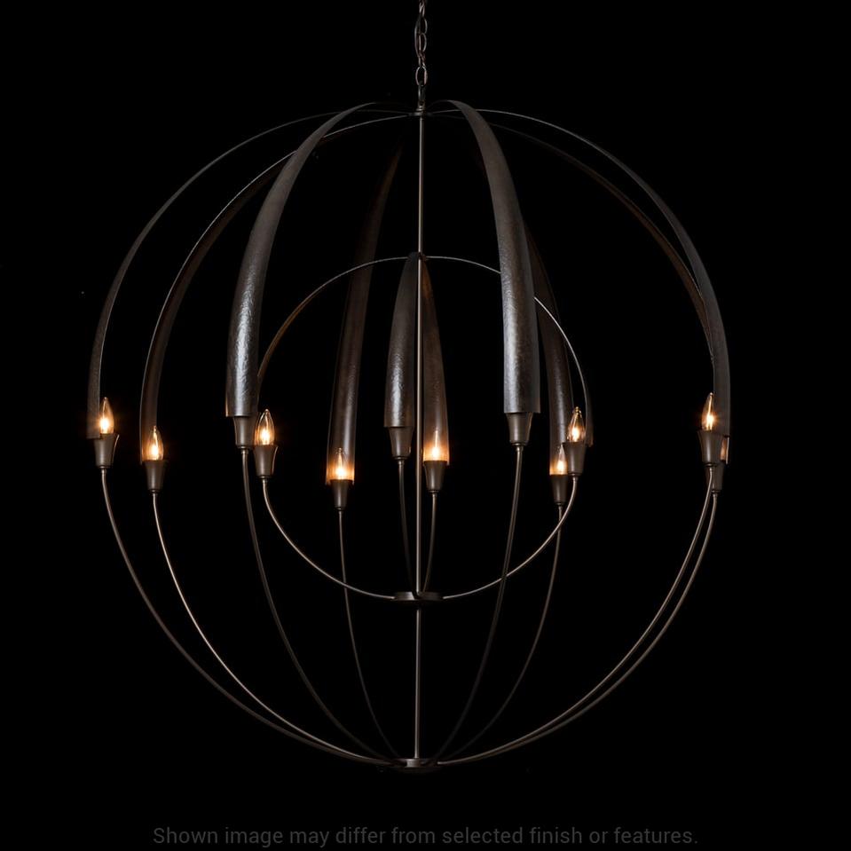 Double Cirque Large Scale Chandelier - White by Hubbardton Forge