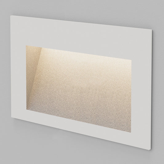Double Impact Pathlight - Damp Location Rated - White Powdercoat - 2700K by Lucifer Lighting