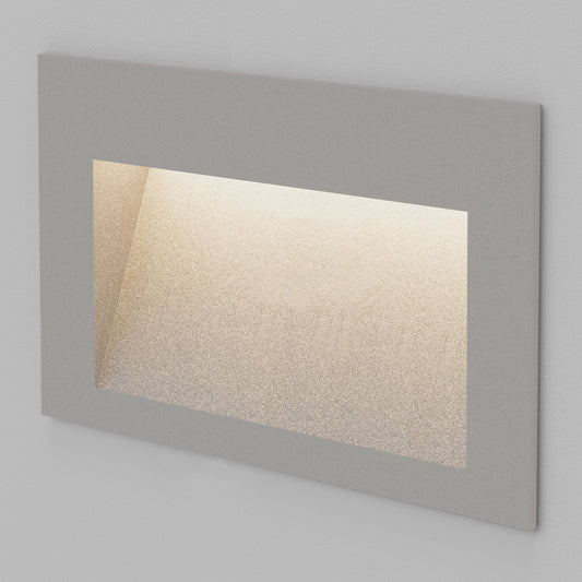 Double Impact Pathlight - Wet Location Rated - Satin Silver Powdercoat - 2700K by Lucifer Lighting