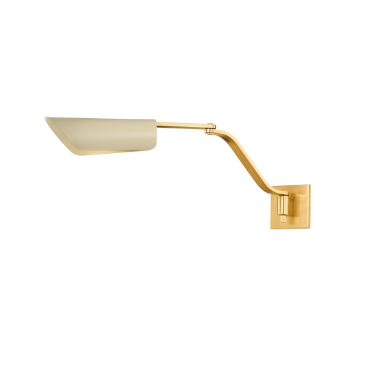 Douglaston Wall Sconce - Aged Brass/ Soft Sand by Hudson Valley Lighting
