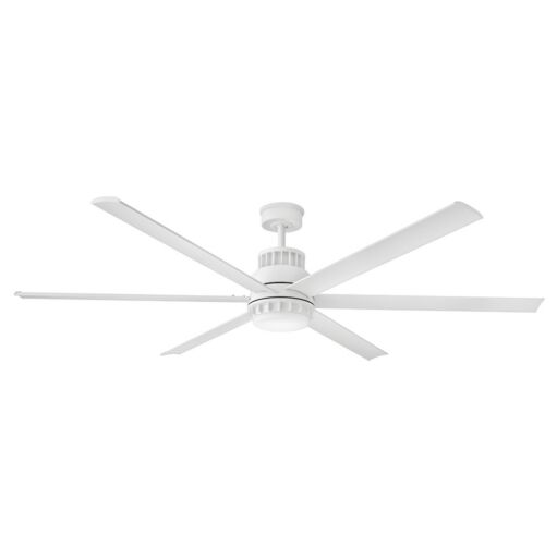 Draftsman 72" LED Smart Fan - Matte White by Hinkley Lighting