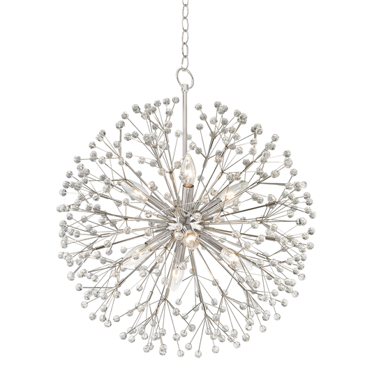 Dunkirk Chandelier - Polished Nickel by Hudson Valley Lighting