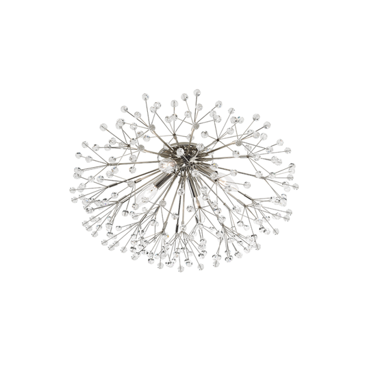Dunkirk Semi Flush - Polished Nickel by Hudson Valley Lighting