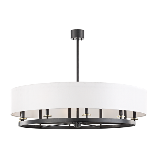 Durham Chandelier - 10-Light - Aged Old Bronze by Hudson Valley Lighting