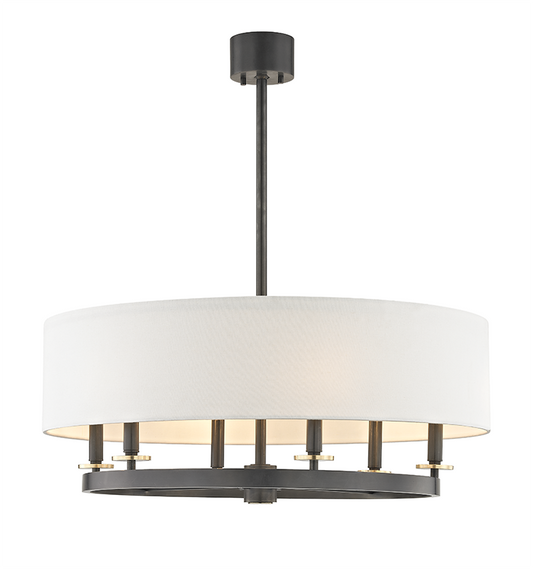 Durham Chandelier - 6-Light - Aged Old Bronze by Hudson Valley Lighting