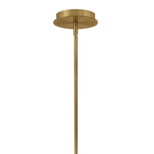 Ombra 19" Large Pendant Light by Fredrick Ramond - Cased Opal/Smoked Glass, Dimmable, LED Compatible