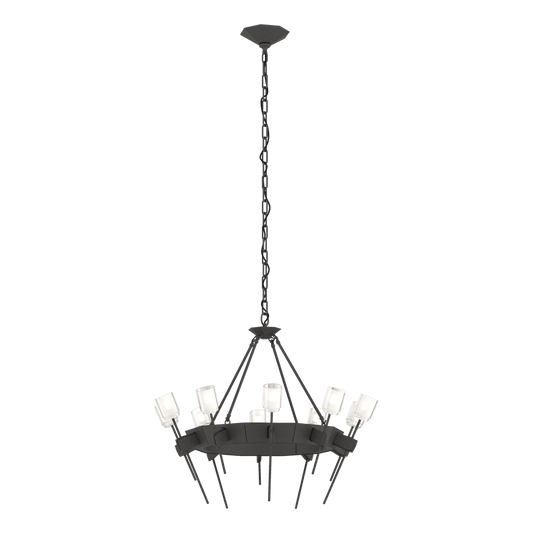 Echo 10-Light Circular Chandelier - Natural Iron by Hubbardton Forge