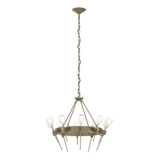 Echo 10-Light Circular Chandelier - Soft Gold by Hubbardton Forge