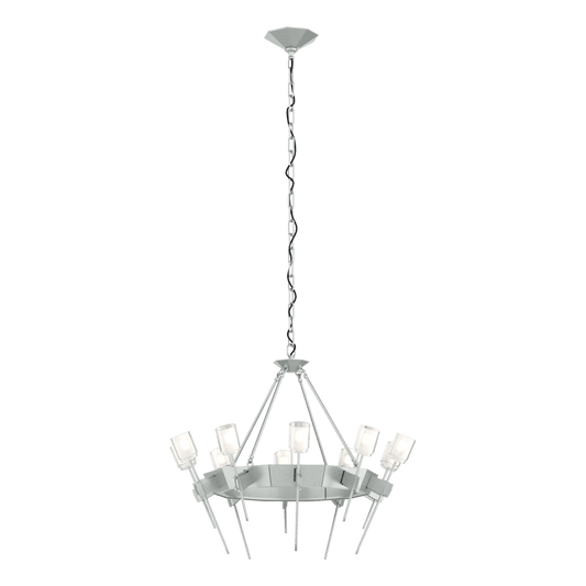 Echo 10-Light Circular Chandelier - Vintage Platinum by Hubbardton Forge
