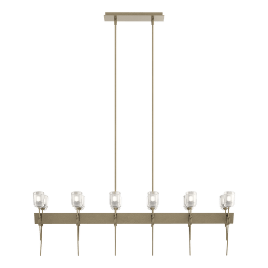 Echo 12-Light Linear Pendant - Soft Gold by Hubbardton Forge